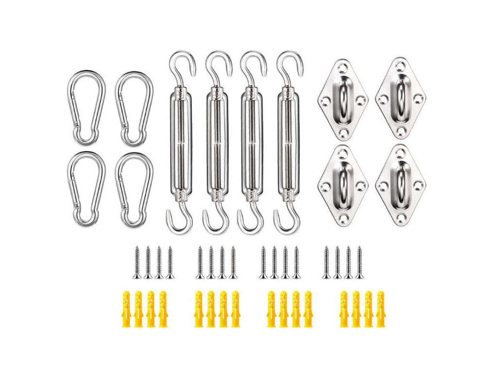 Sun Shade Sail Hardware 24 Pcs