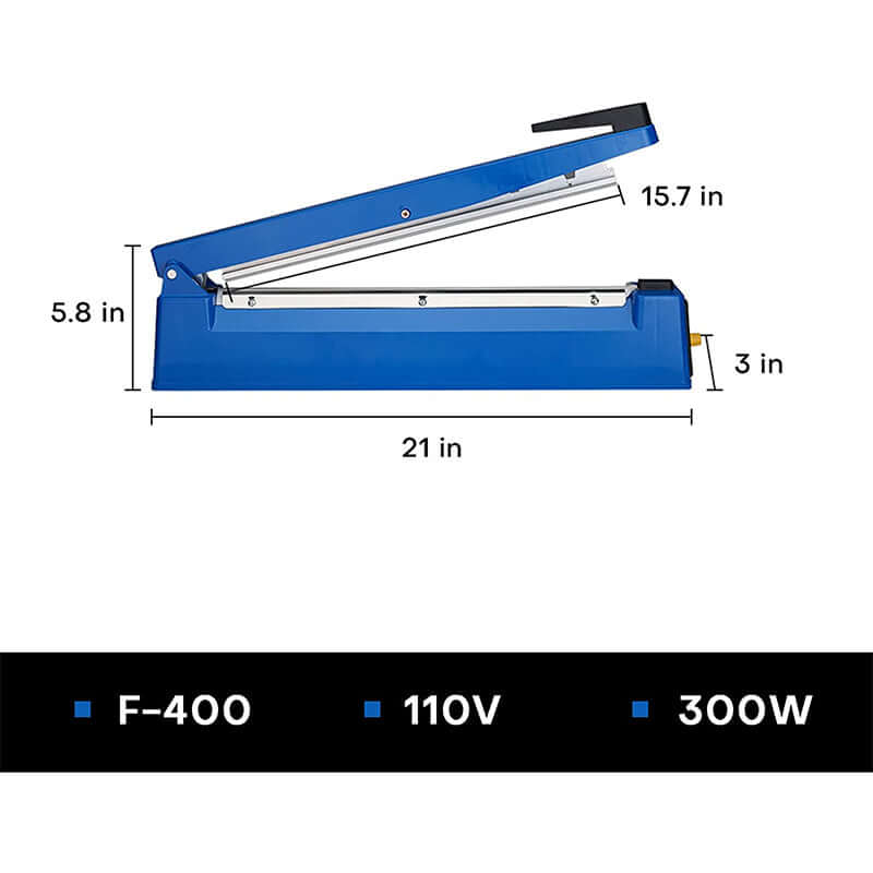 400mm 16 Inch Impulse Heat Sealer