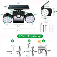 Thumbnail for Outdoor Solar Light, Outdoor Solar Light With Motion Sensor