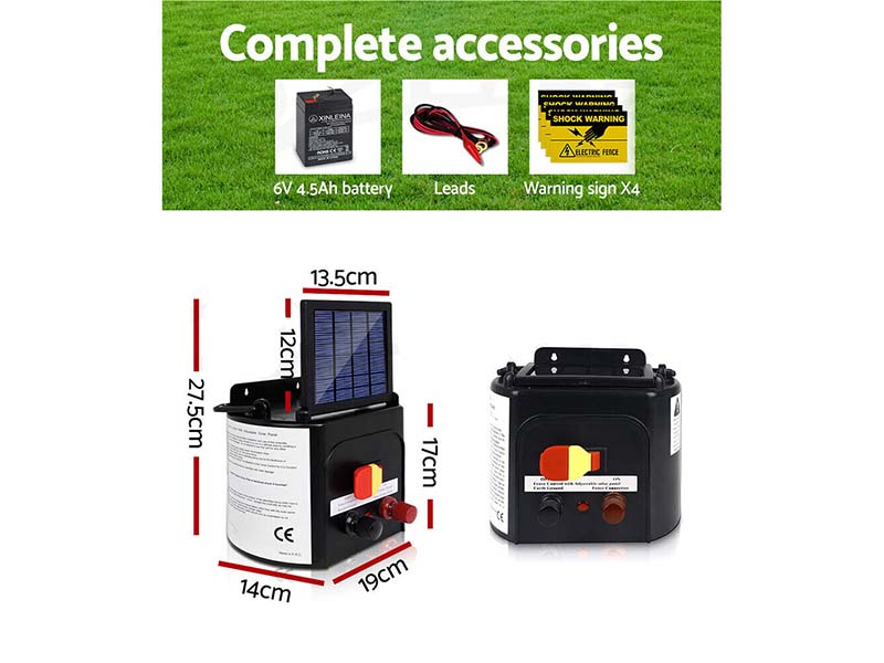 Solar Electric Fence Energizer 5kM