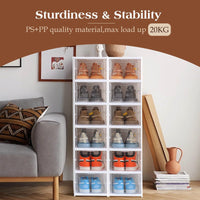 Thumbnail for Shoes Box Rack Shoe Organizer Stackable Storage Drawer