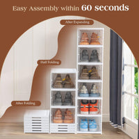 Thumbnail for Shoes Box Rack Shoe Organizer Stackable Storage Drawer