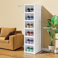 Thumbnail for Shoes Box Rack Shoe Organizer Stackable Storage Drawer