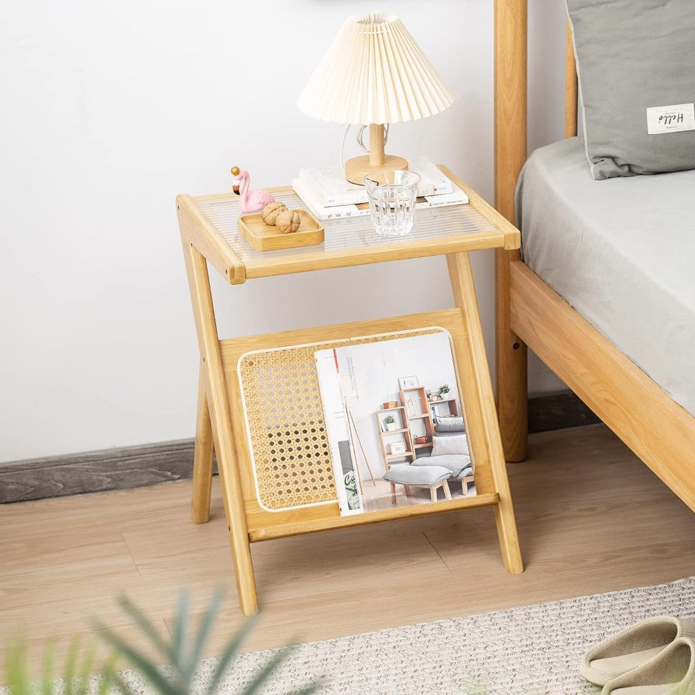 Rattan Side Table