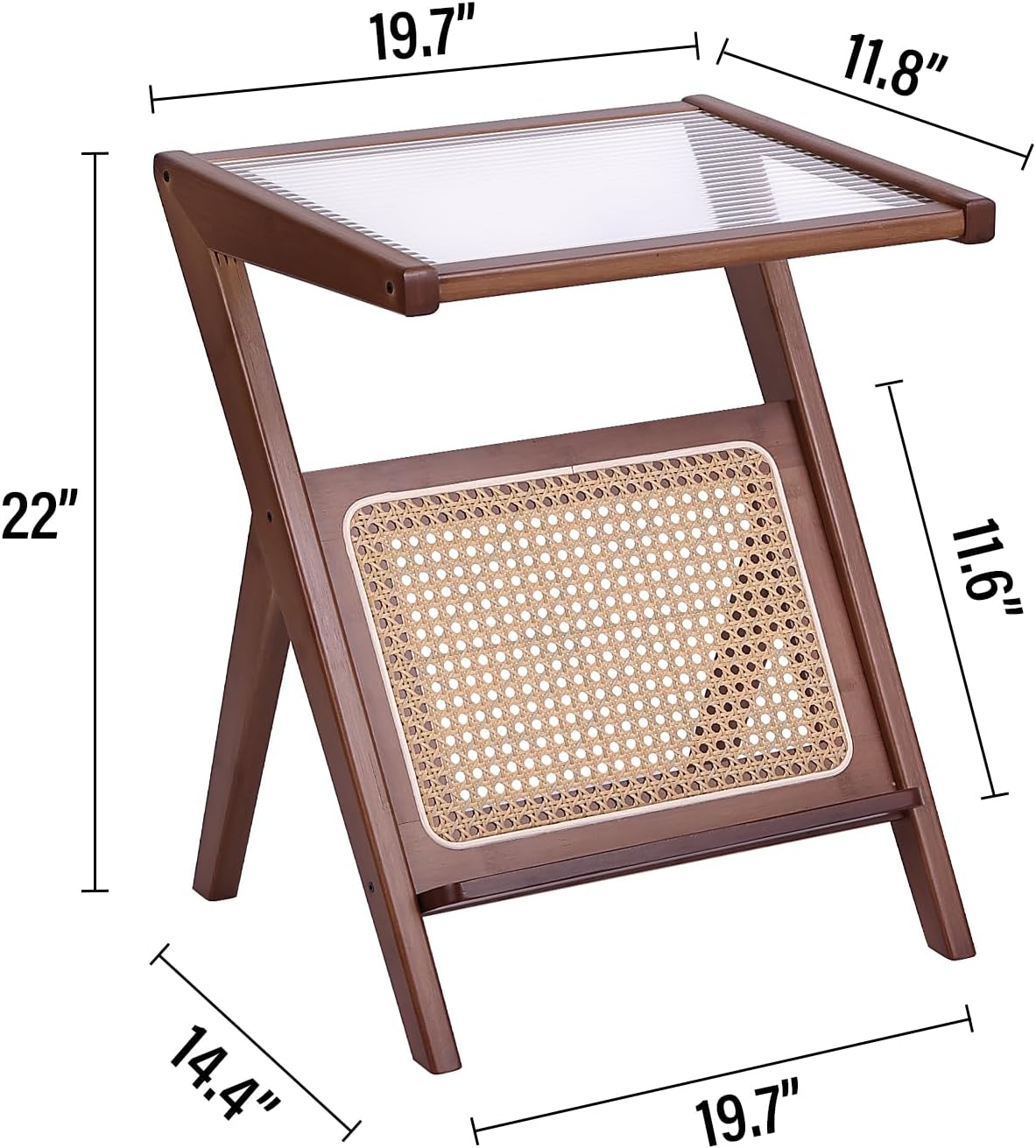 Rattan Side Table