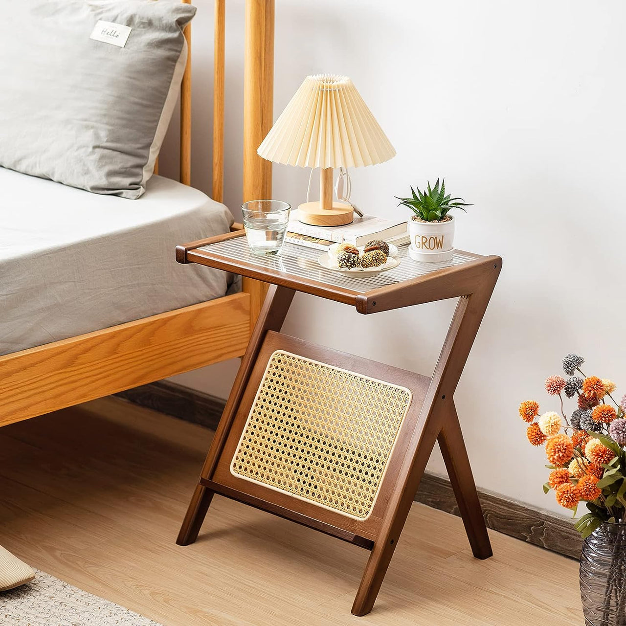 Rattan Side Table