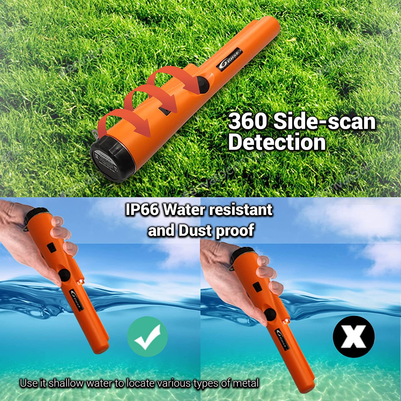 Portable Metal Detector Waterproof