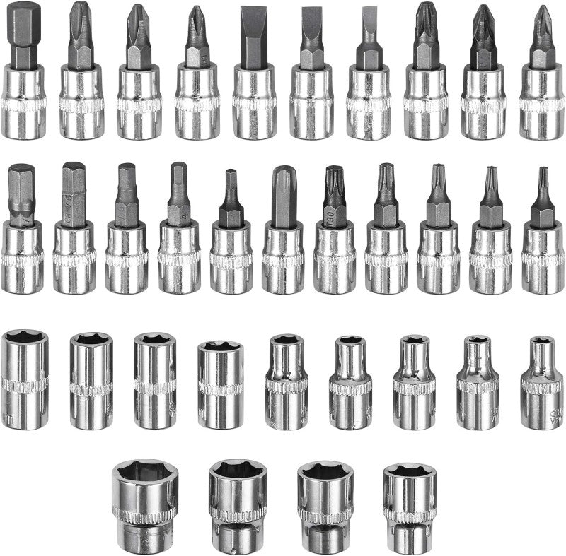 Ratchet Wrench Socket Set 46Pcs