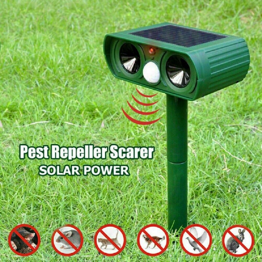 Solar Powered Insect Repeller Animal Repeller Ultrasonic