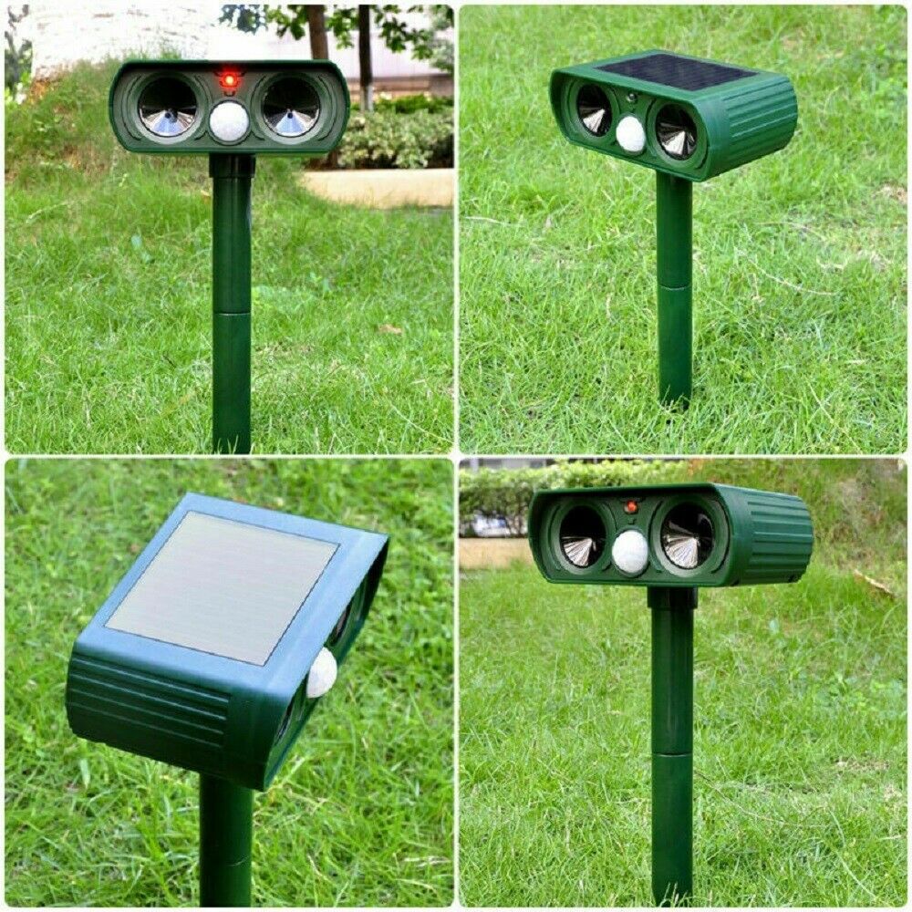 Solar Powered Insect Repeller Animal Repeller Ultrasonic