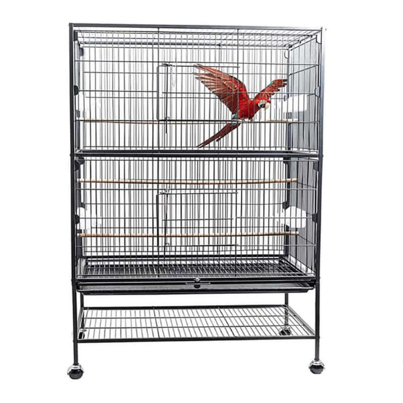 Bird Cage 131cm High with Wheels - The Shopsite