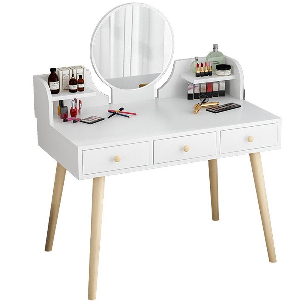 Dressing Table With Mirror - Homyspire NZ