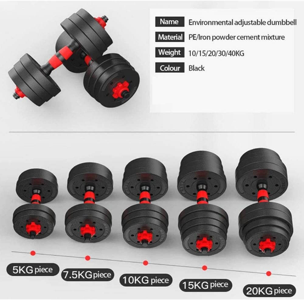 Adjustable Dumbbells 2 In 1 20 Kg - The Shopsite