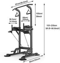 Thumbnail for Adjustable Chin Up Pull Up Chin Up Station Workout