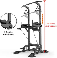 Thumbnail for Adjustable Chin Up Pull Up Chin Up Station Workout