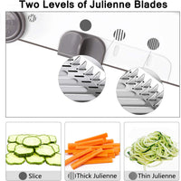 Thumbnail for Vegetable Slicer Vegetable Cutter Mandoline Slicer Stainless Steel Vegetable Julienner