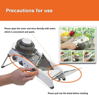 Thumbnail for Vegetable Slicer Vegetable Cutter Mandoline Slicer Stainless Steel Vegetable Julienner