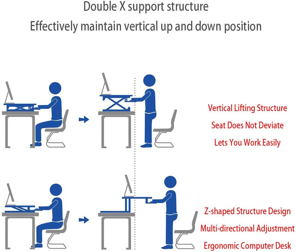 Height Adjustable computer desk