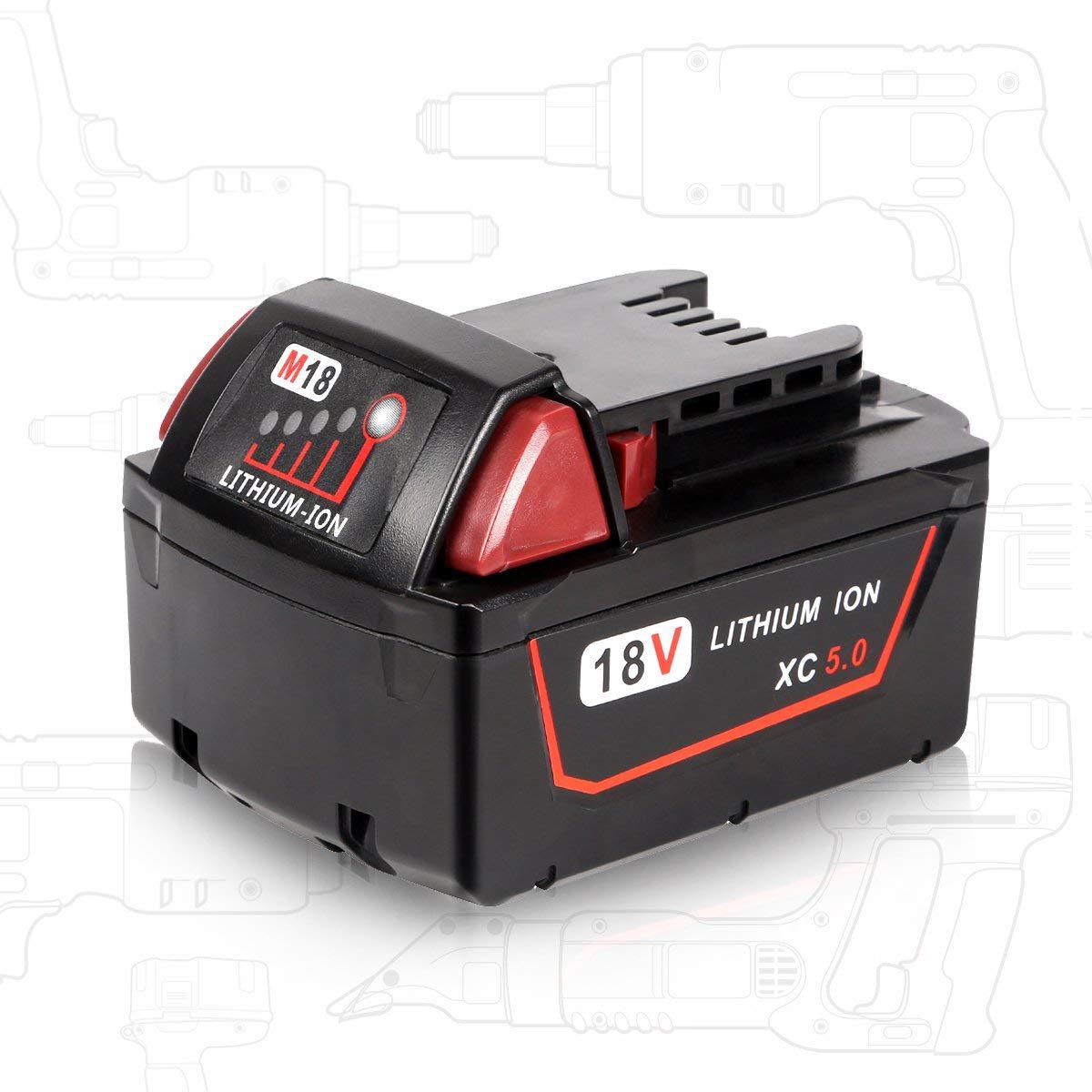 Milwaukee Battery M18 18V 5Ah Battery Replacement