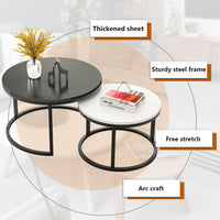 Thumbnail for Coffee table 2 in 1 living room coffee tables