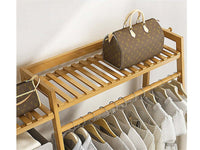 Thumbnail for Bamboo Wardrobe Clothes Rack Organizer