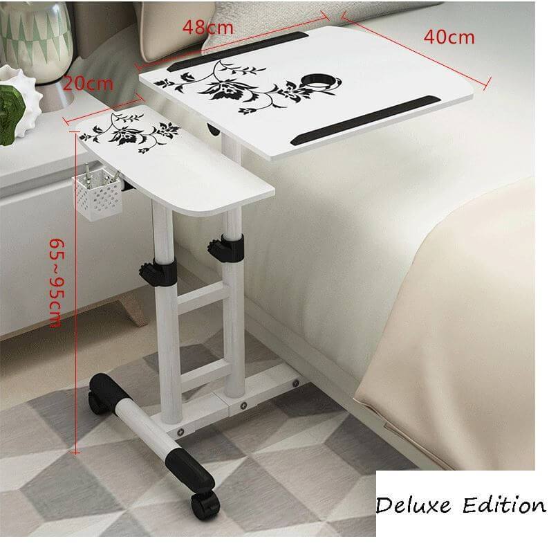 Adjustable Laptop Table Desk Stand with Wheels - The Shopsite