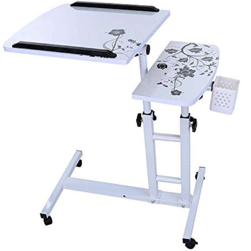 Adjustable Laptop Table Desk Stand with Wheels - The Shopsite