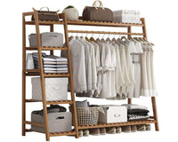 Thumbnail for Bamboo Wardrobes Clothes Rack