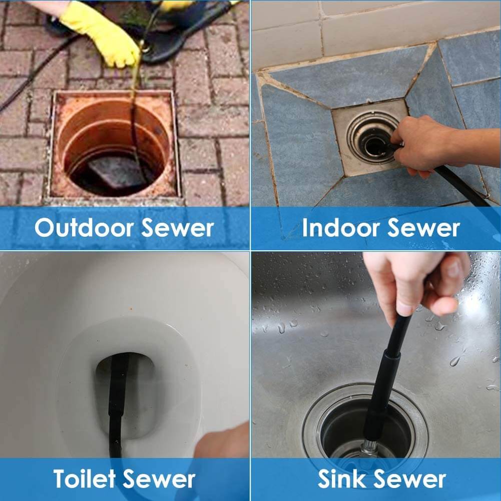 Drain/Pipe Cleaning Kit 30m