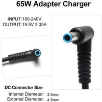 Thumbnail for Blue tick 65W Laptop Charger for HP Chromebook