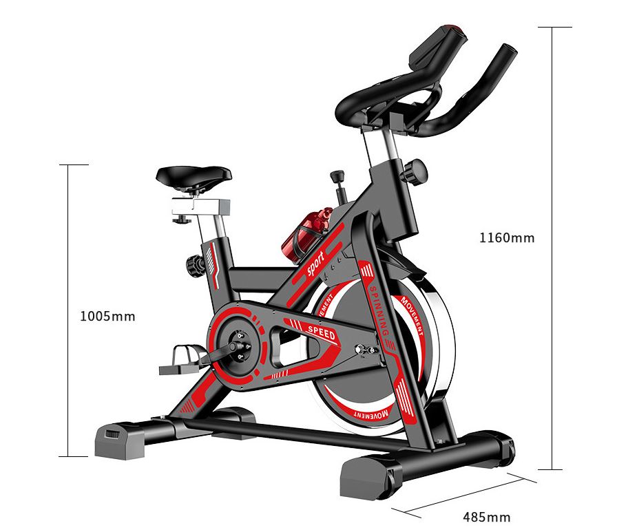 Spin Exercise Bike Training Bicycle with Adjustable Resistance - The Shopsite