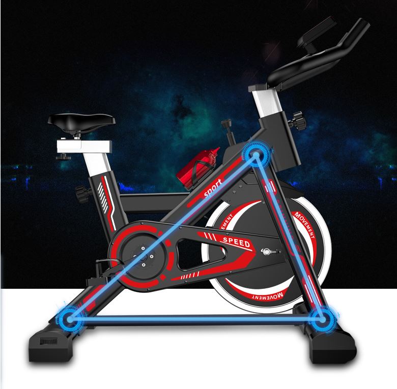 Spin Exercise Bike Training Bicycle with Adjustable Resistance - The Shopsite