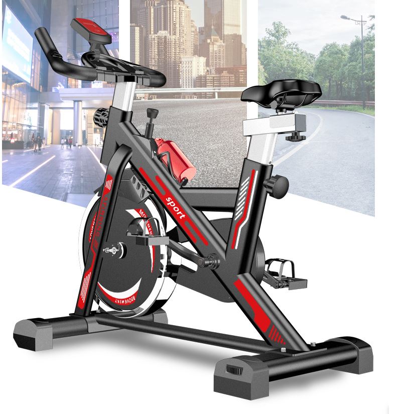 Spin Exercise Bike Training Bicycle with Adjustable Resistance - The Shopsite