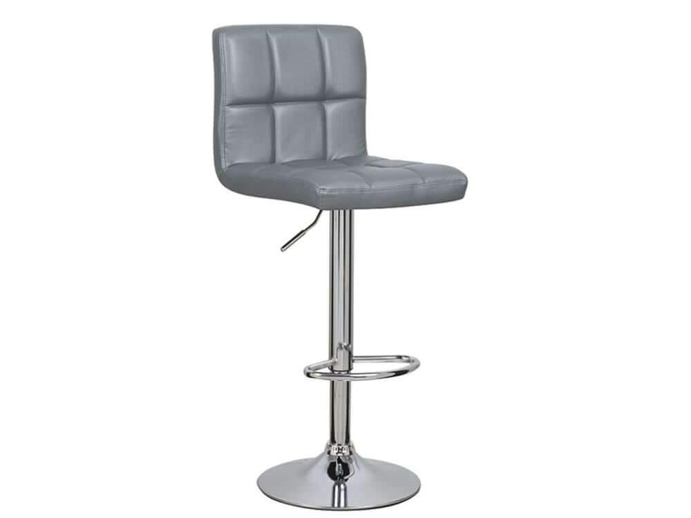 Adjustable Swivel Armless Bar Stools With Pu Leather - The Shopsite