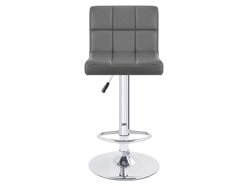 Adjustable Swivel Armless Bar Stools With Pu Leather - The Shopsite