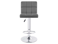 Thumbnail for Adjustable Swivel Armless Bar Stools With Pu Leather - The Shopsite