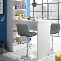 Thumbnail for Adjustable Swivel Armless Bar Stools With Pu Leather - The Shopsite