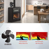 Thumbnail for Stove Fan Heat Powered Stove Fan