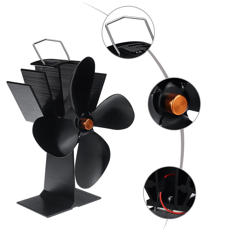 Heat Powered Stove Fan - The Shopsite