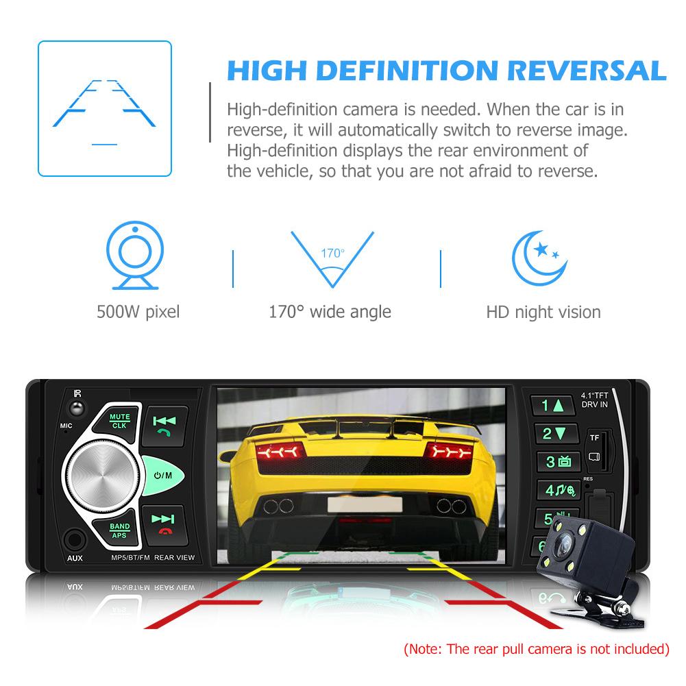 4.1 inch Car Stereo Bluetooth MP5 Player