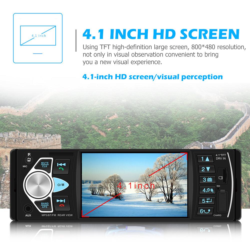 4.1 inch Car Stereo Bluetooth MP5 Player