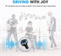 Thumbnail for Car Bluetooth Receiver FM Transmitter BT 5.0 - The Shopsite