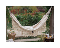 Thumbnail for Tassel Hammock Cotton Double Hammock Bed