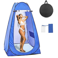 Thumbnail for Portable Camping Shower/Toilet Tent Blue