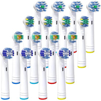 Thumbnail for 16 Pack Replacement Toothbrush Heads (Soft Bristles) - Oral-B Compatible