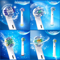 Thumbnail for 16 Pack Replacement Toothbrush Heads (Soft Bristles) - Oral-B Compatible