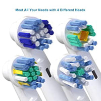 Thumbnail for 16 Pack Replacement Toothbrush Heads (Soft Bristles) - Oral-B Compatible