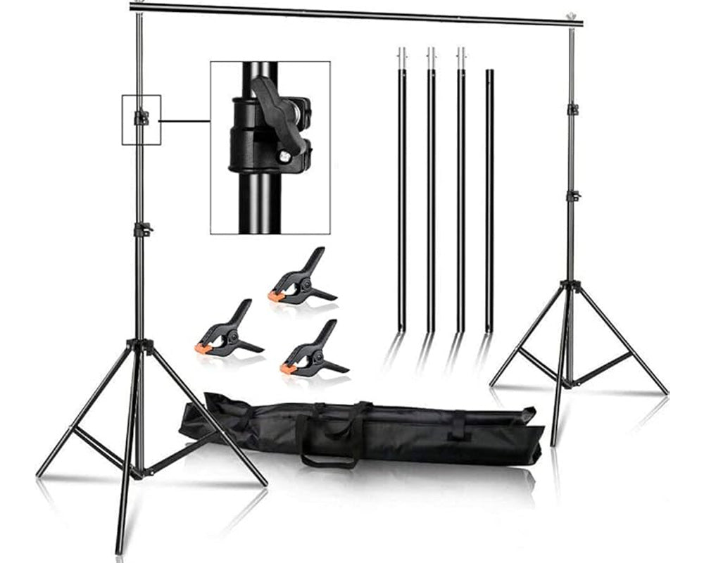 Background Backdrop Stand Adjustable Photo Studio Backdrop Stand