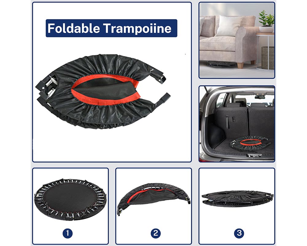 Trampoline Mini Foldable Portable Rebounder