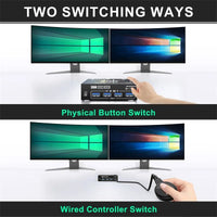 Thumbnail for USB KVM Switch Splitter 4 Ports